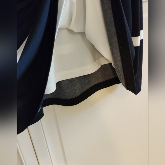 Ralph Lauren Black and White Striped Midi Dress - Picture 6 of 8